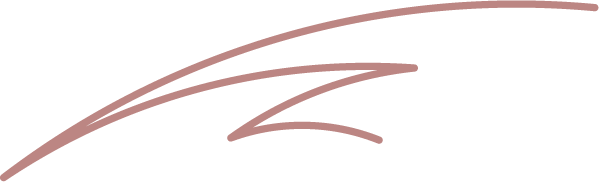 Dekorativ handritad zick zack-linje i rosa
